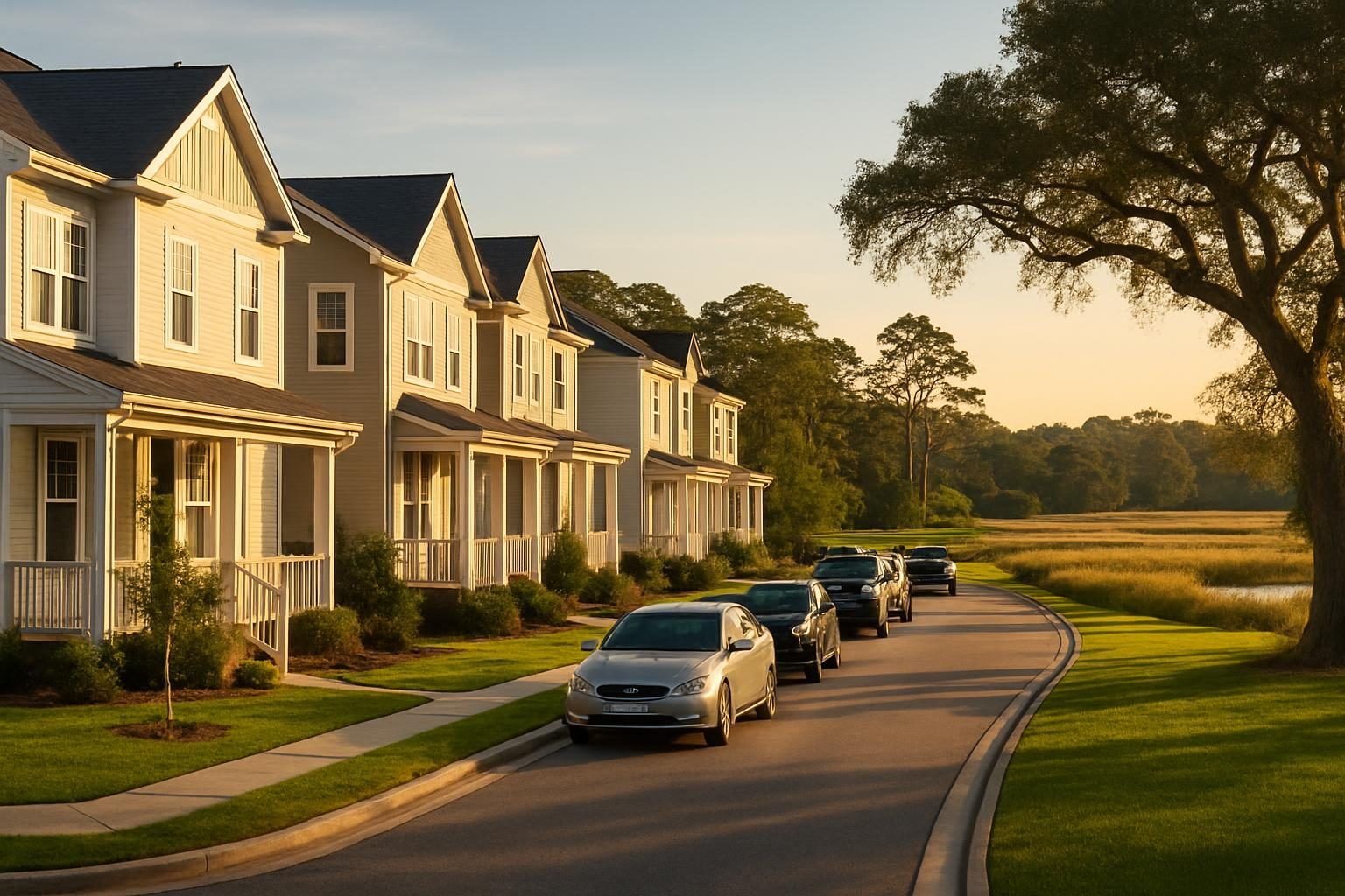 Townhome community with rental housing options near Jacksonville NC